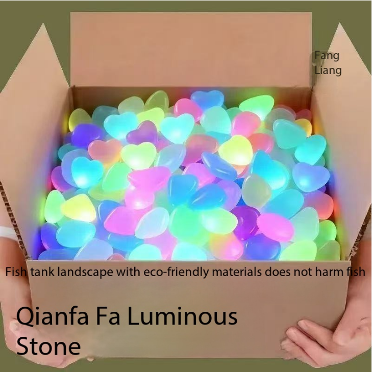 Fish Aquarium Home - Pietre Luminose Colorate da 1CM, 100