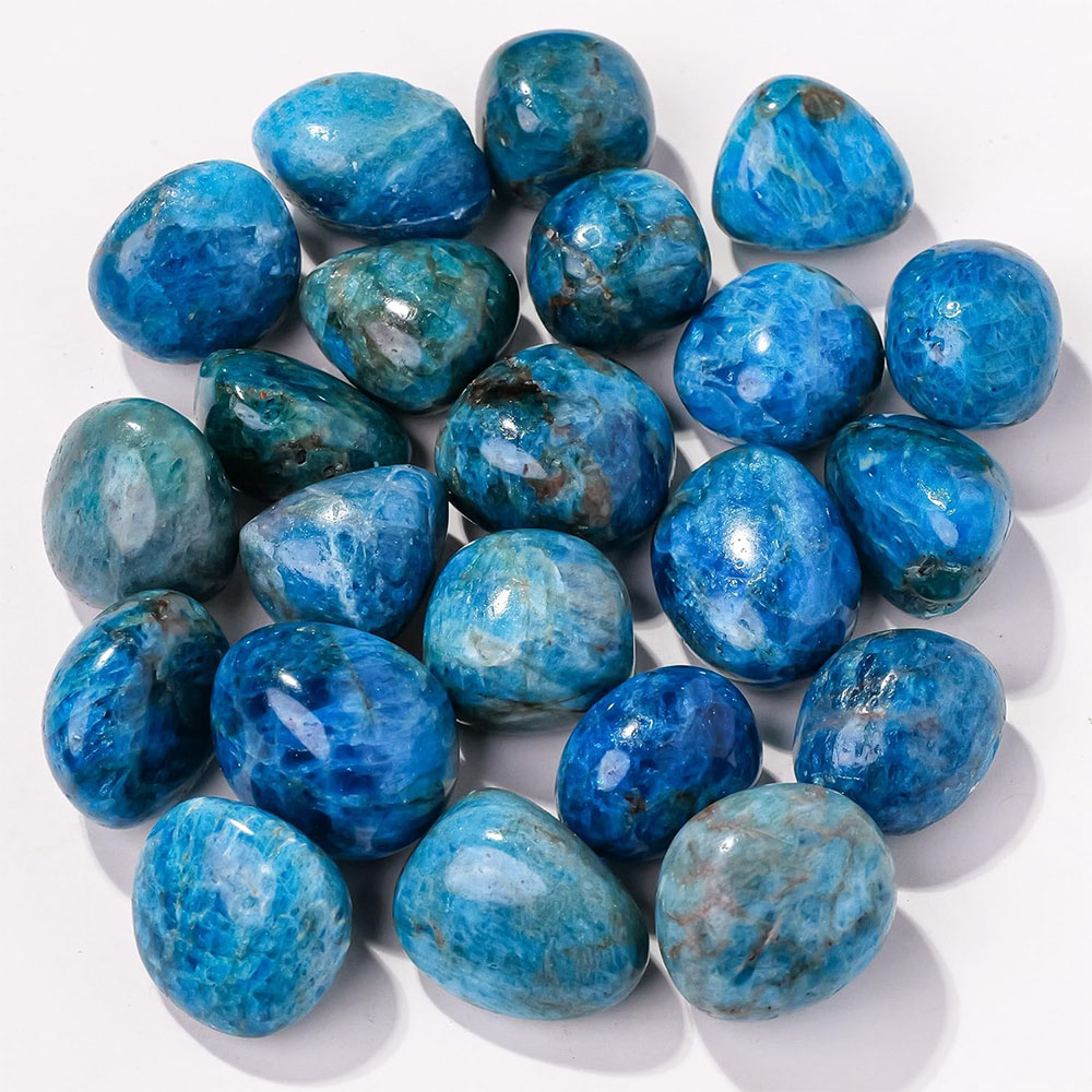 Fish Tank Gravel - Cristalli di quarzo apatite blu naturale