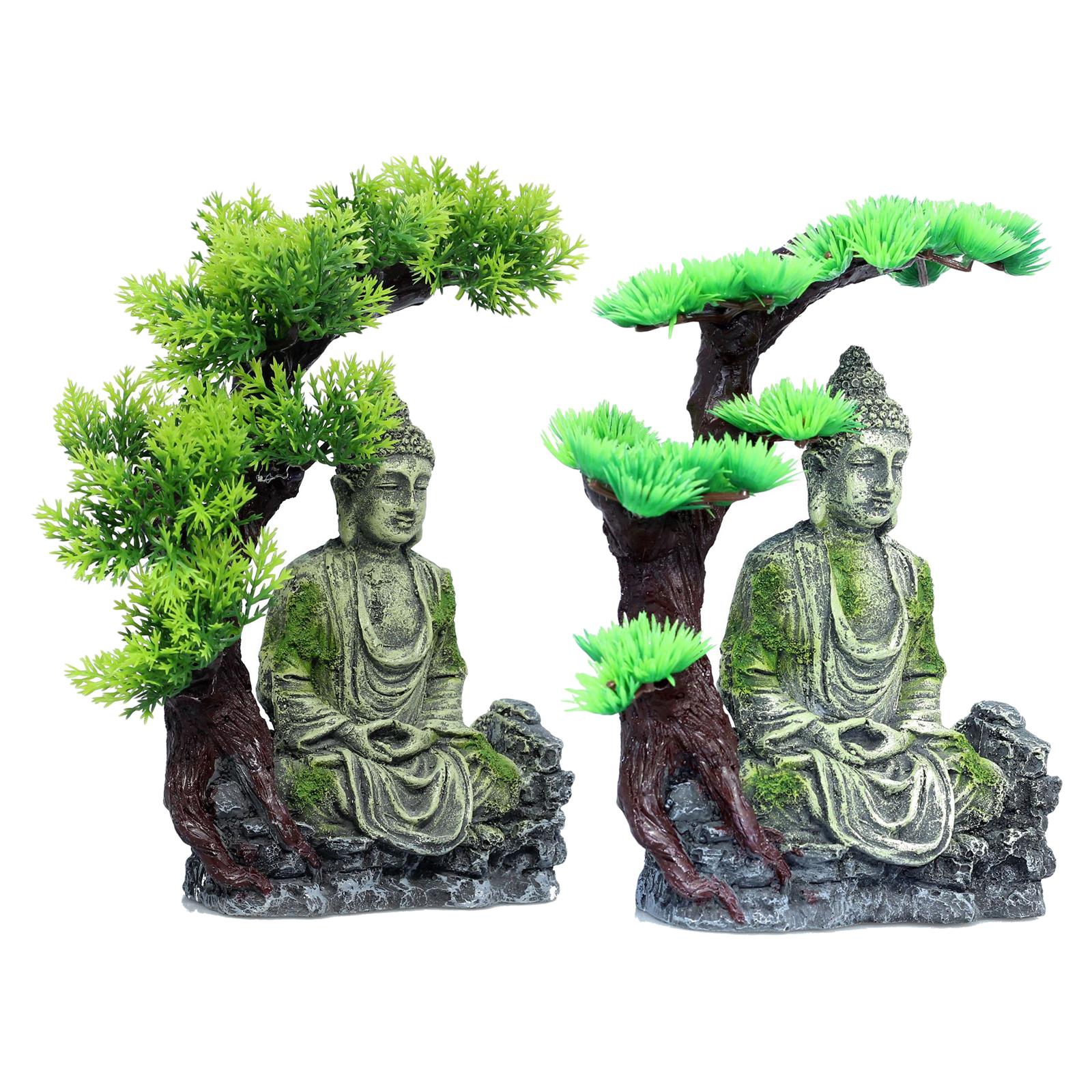 Betta Fish Tank - Statua di Buddha, decorazioni per acquari,