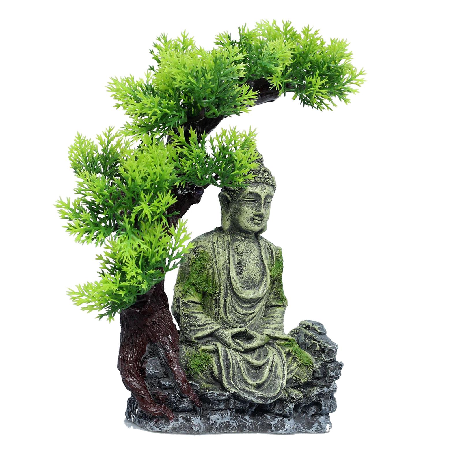 Statua di Buddha, decorazioni  - Betta Fish Tank recensione e prezzo