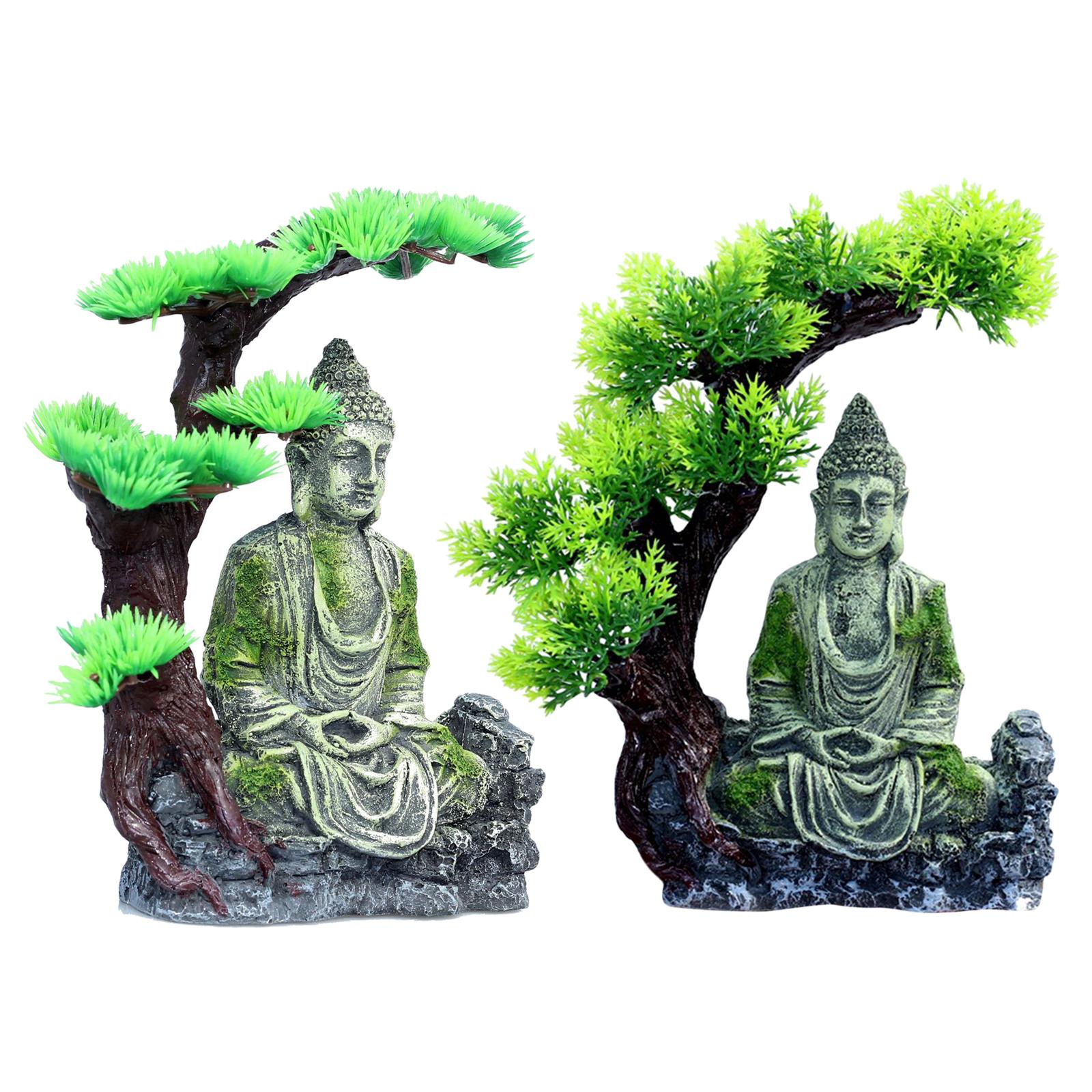 Statua di Buddha, decorazioni  - Betta Fish Tank recensione e prezzo