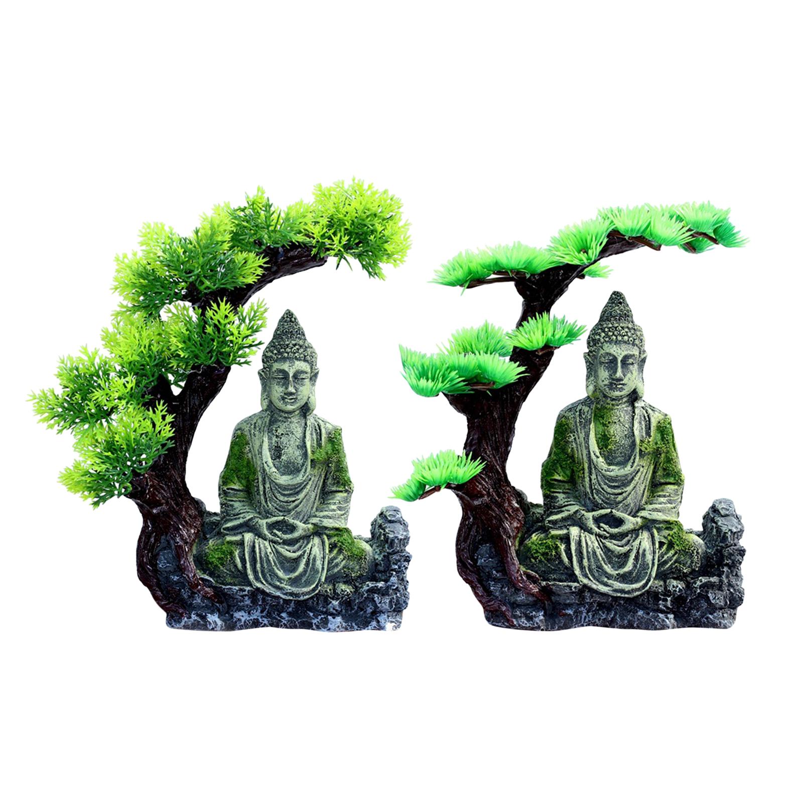Statua di Buddha, decorazioni  - Betta Fish Tank recensione e prezzo