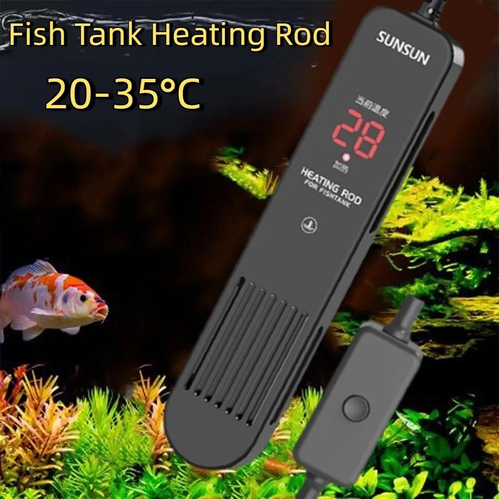 Display LCD 20-35 ° C Asta ris - Fish Tank Heater recensione e prezzo